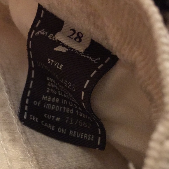 Designer 7 For All Mankind, winter white, Size 28 - Picture 5 of 8